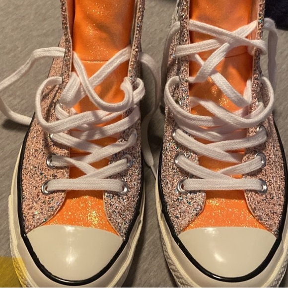 Converse x JW ANDERSON PINK GLITTER chucks - Picture 3 of 5